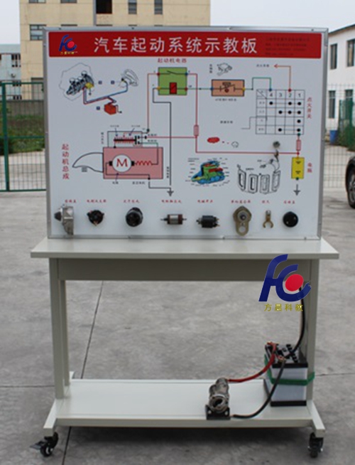 汽车起动系统示教板