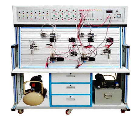 透明液压与气压传动PLC综合实训装置